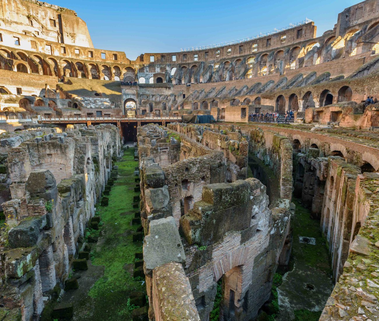 Rome Colosseum interiors are still fascinating as centuries ago when the Gladiators used to be the stars