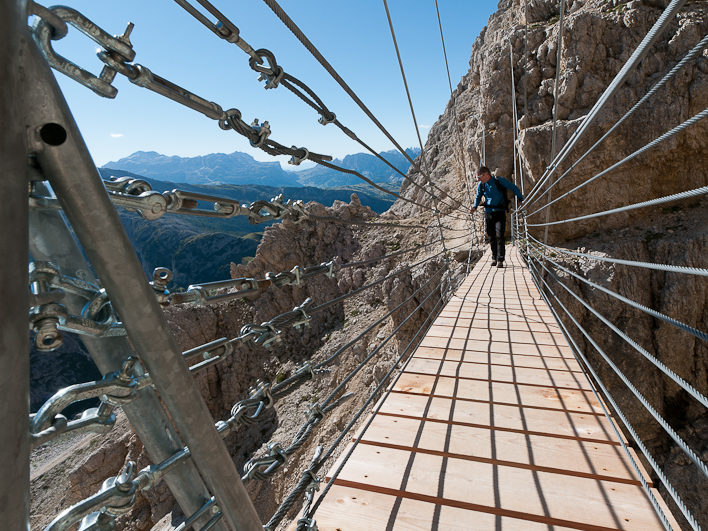 The Lagazuoi mountain is one of the most beautiful of the Dolomites. You can reach the top with a cable car, with a medium level hike or for the more skilled there is a stunning via Ferrata.